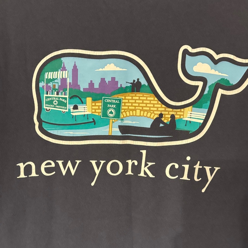 Vineyard Vines Men's Pocket Tee in navy blue with NYC pocket - size small - Picture 3 of 5